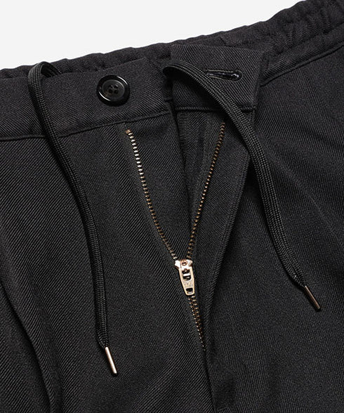 MR.OLIVE/RETRO POLYESTER TWILL / EASY TWO PLEATS STA-PREST WIDE PANTS ミスターオリーブ/レトロポリエステルツイル/イージースタプレストワイドパンツ